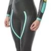 TYR Hurricane Cat 2 Traje De Triatlón Para Mujer Negro / Amarillo / Turquesa