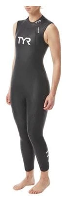 TYR Traje De Neopreno De Triatlón Sin Mangas Hurricane C1 Para Mujer Negro