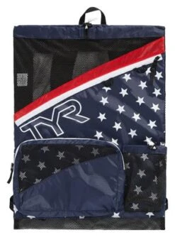 Mochila Tyr Elite Team Mesh 40L Rojo / Azul